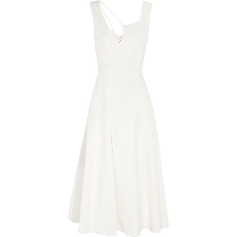 VICTORIA BECKHAM
Flared crepe dress